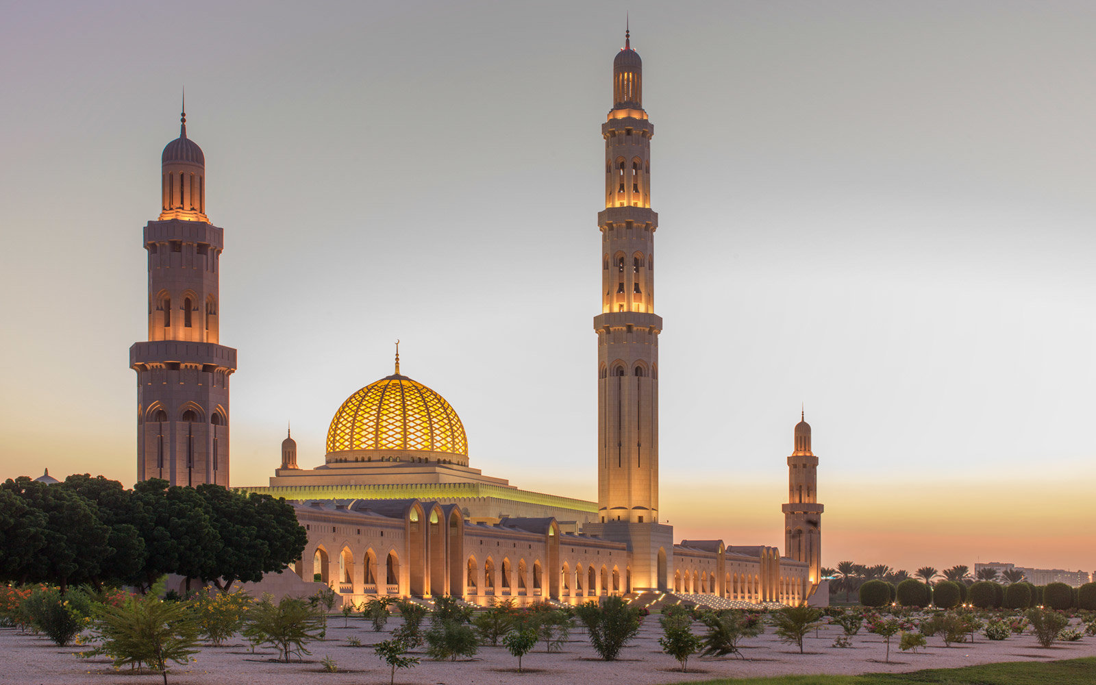 The Sultan Qaboos Grand Mosque, Muscat.