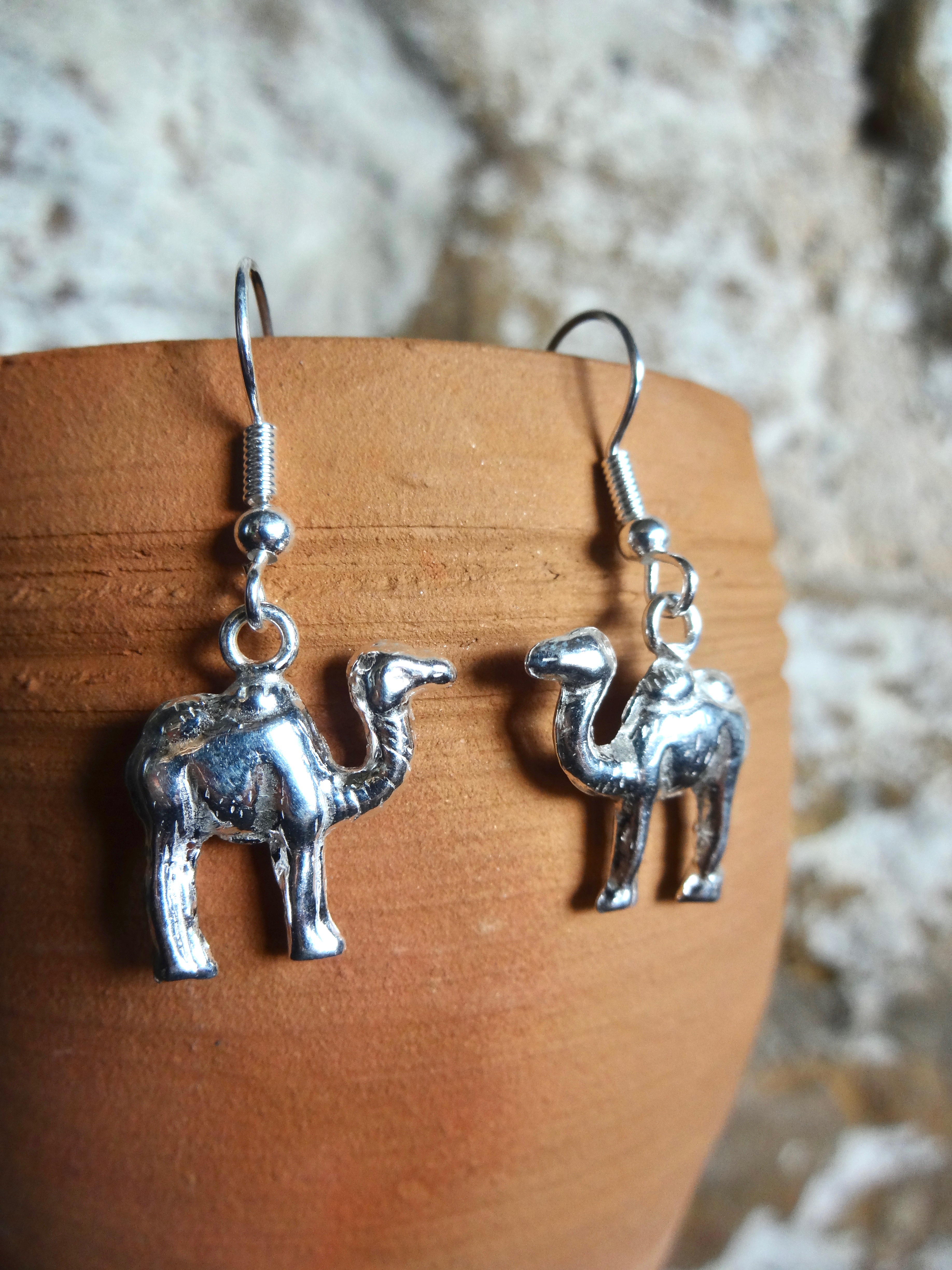 WAHIBA | Camel Earrings