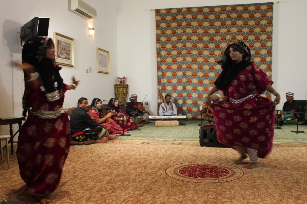 traditional dancing - yemenis in salalah